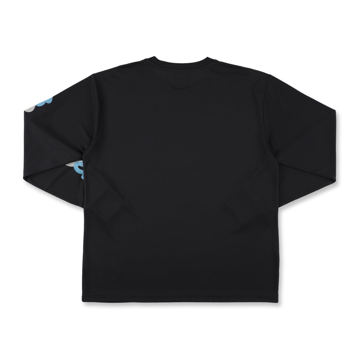 Multi-script sleeve print long sleeve T-shirt