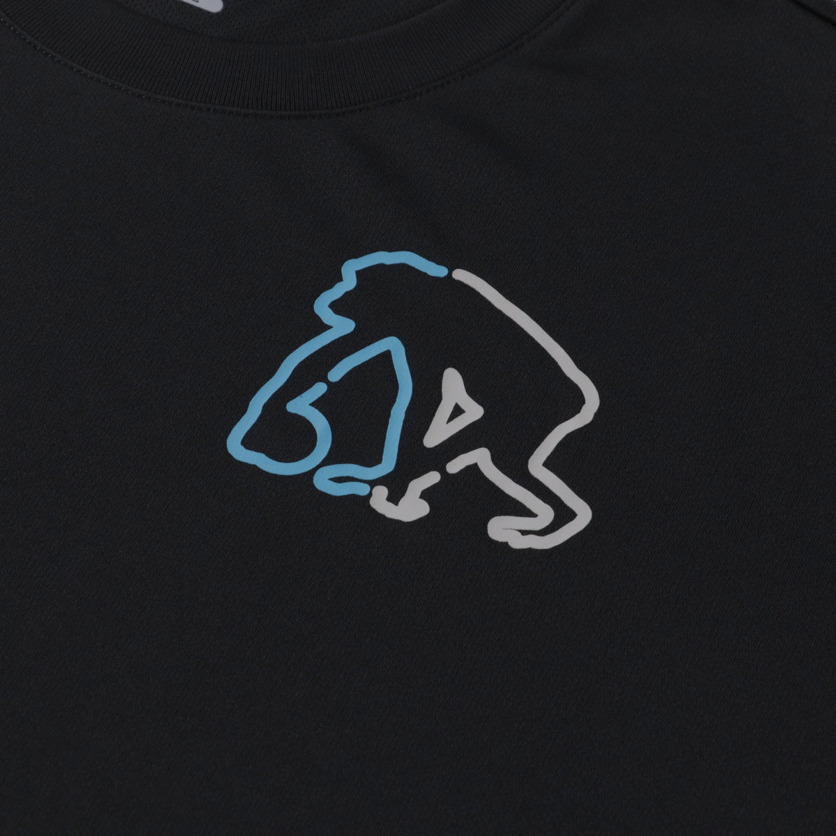 マルチスクリプト スリーブプリント ロングスリーブTシャツ