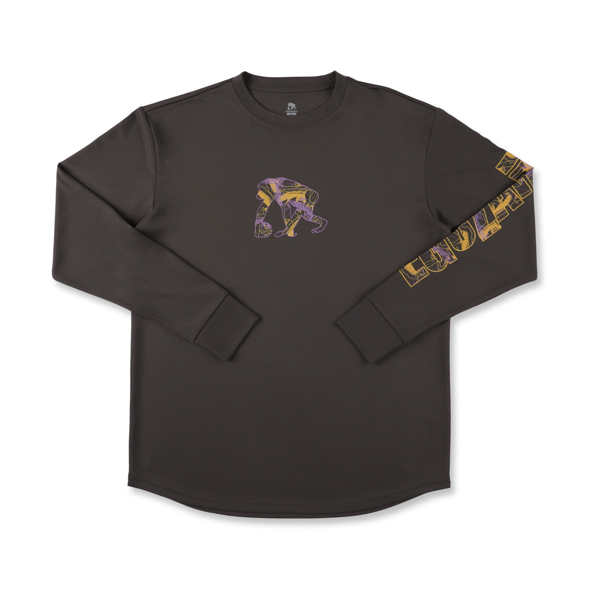 アブストラクトネス スリーブプリント ロングスリーブTシャツ