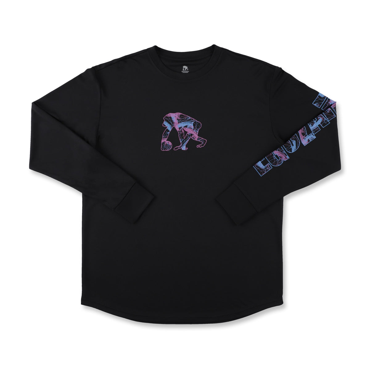 アブストラクトネス スリーブプリント ロングスリーブTシャツ
