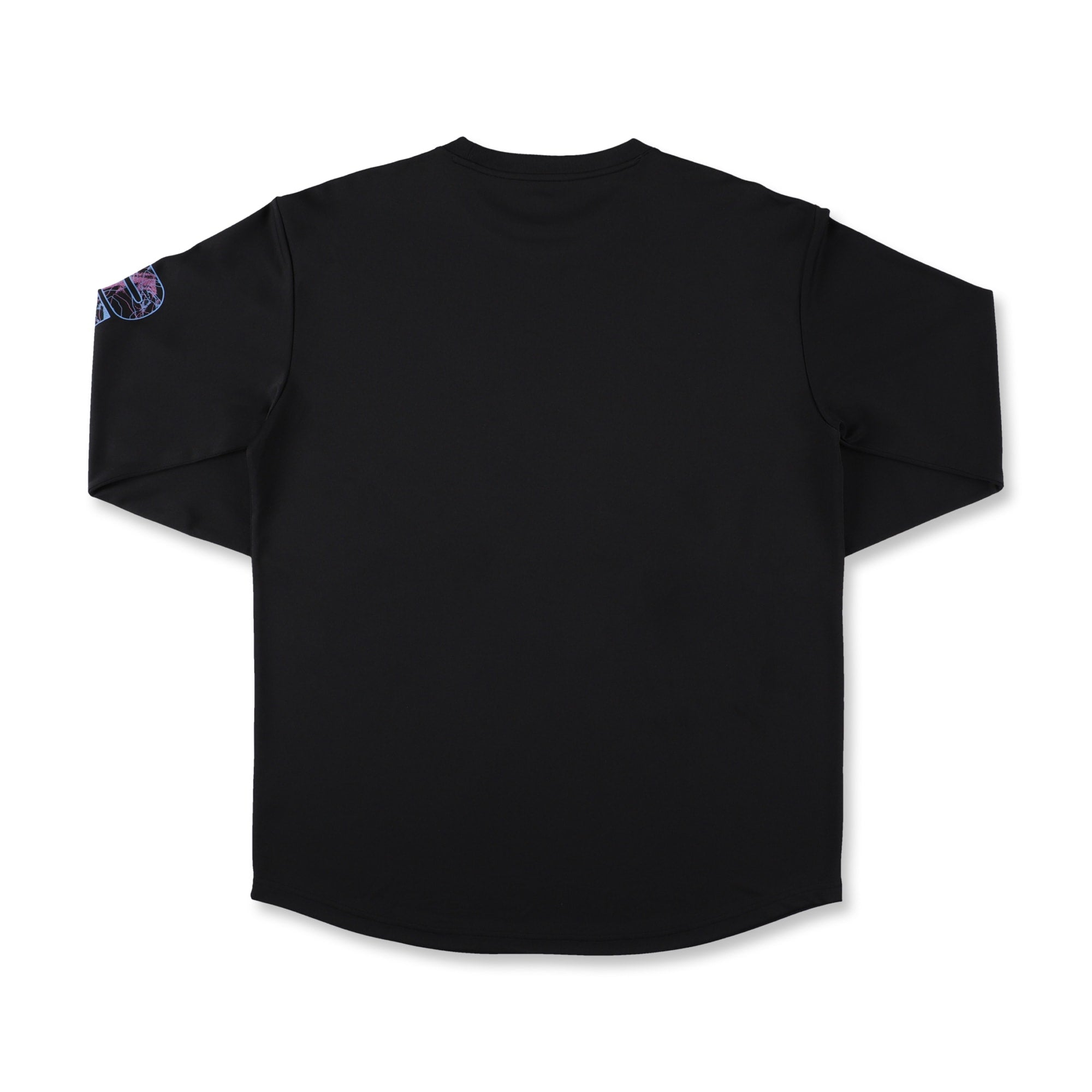 アブストラクトネス スリーブプリント ロングスリーブTシャツ