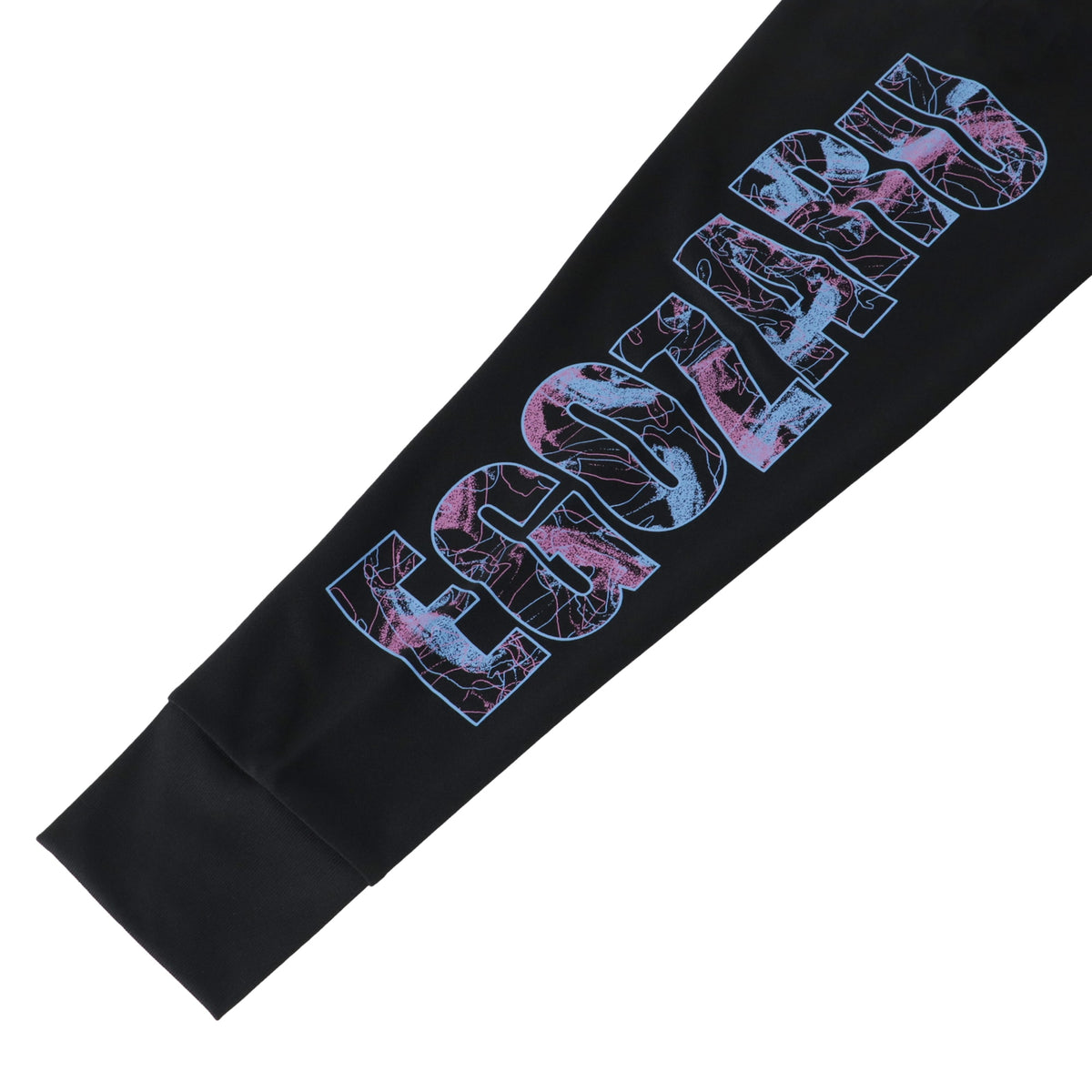 アブストラクトネス スリーブプリント ロングスリーブTシャツ