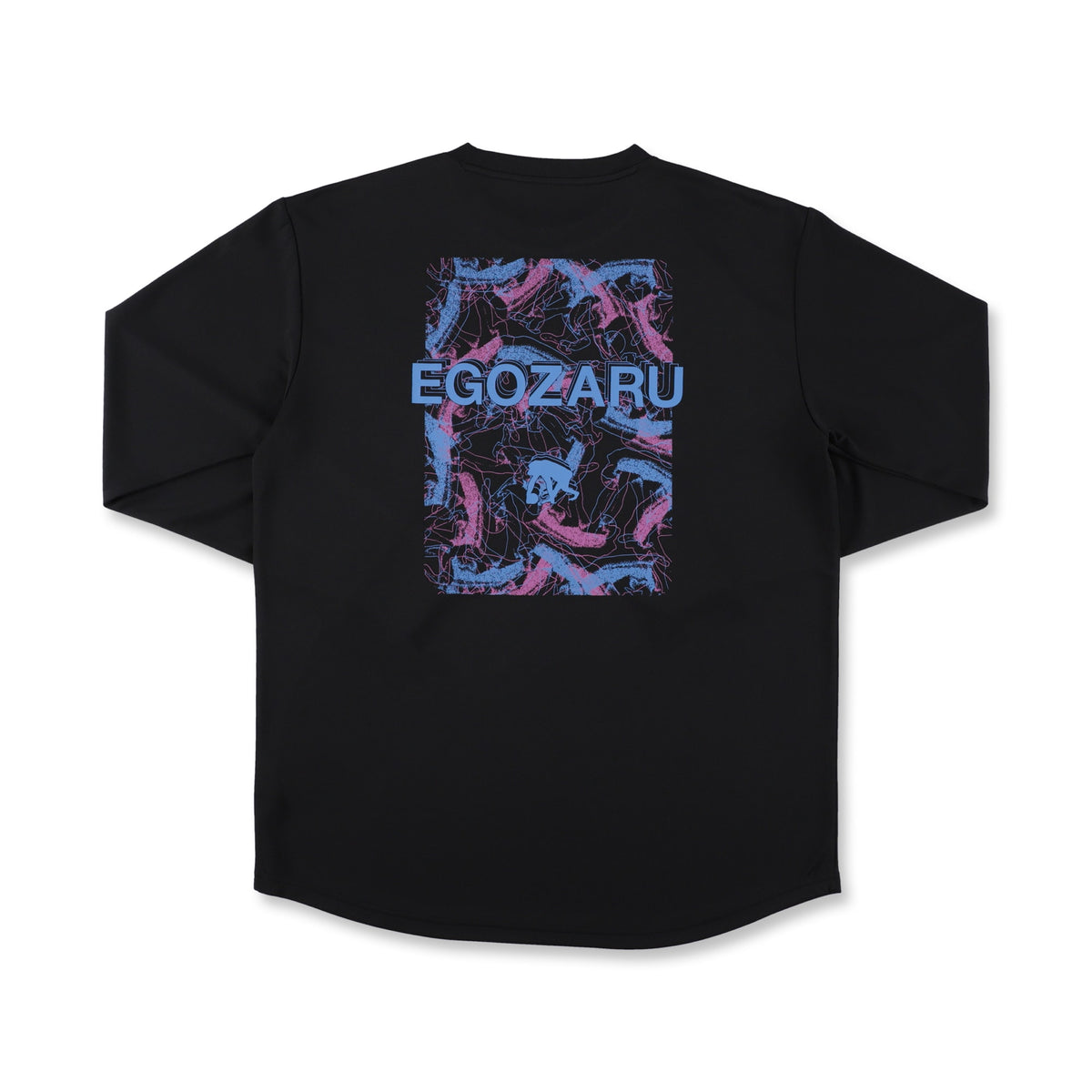 アブストラクトネス バックプリント ロングスリーブTシャツ