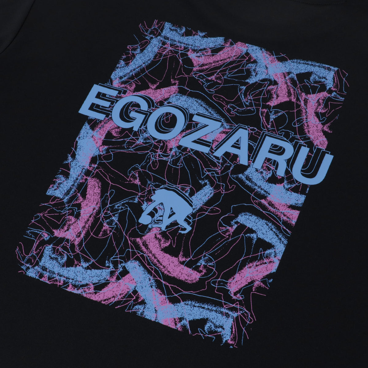 アブストラクトネス バックプリント ロングスリーブTシャツ