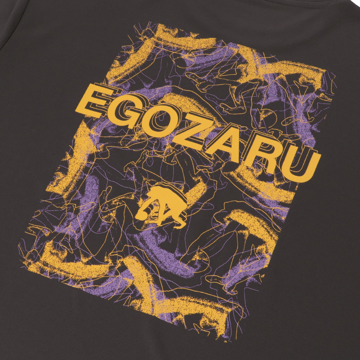 アブストラクトネス バックプリント ロングスリーブTシャツ