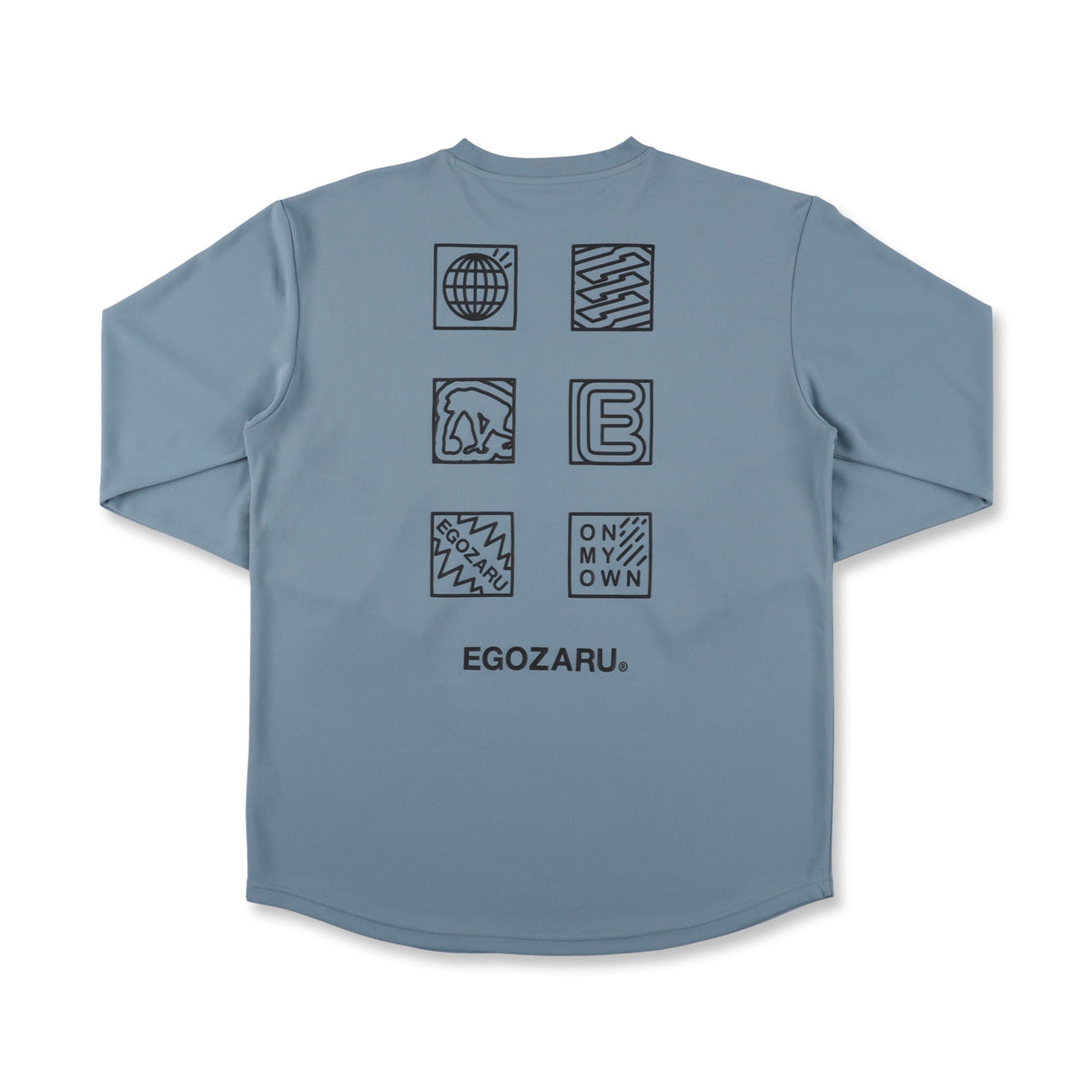 ポップアイコン バックプリント ロングスリーブTシャツ