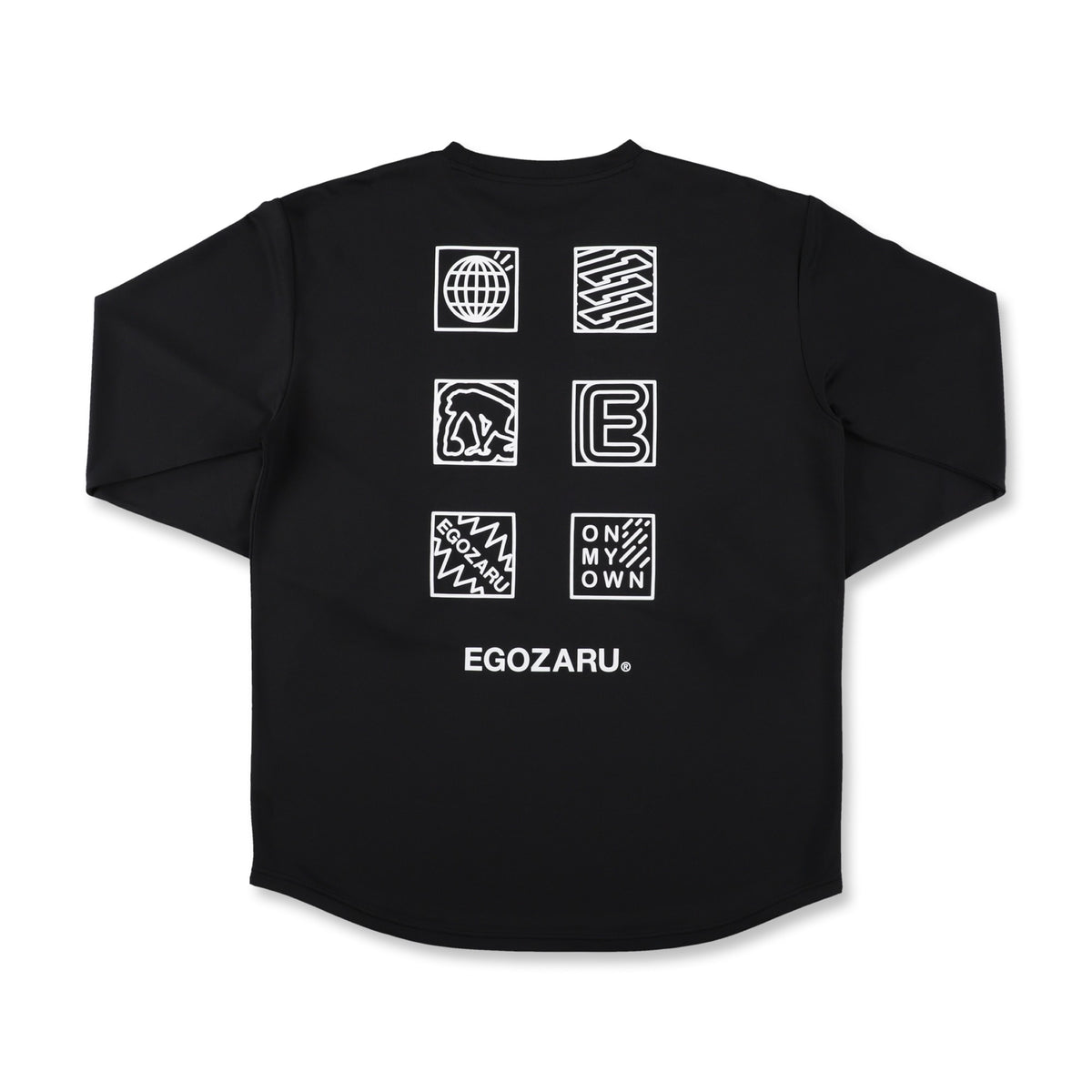ポップアイコン バックプリント ロングスリーブTシャツ