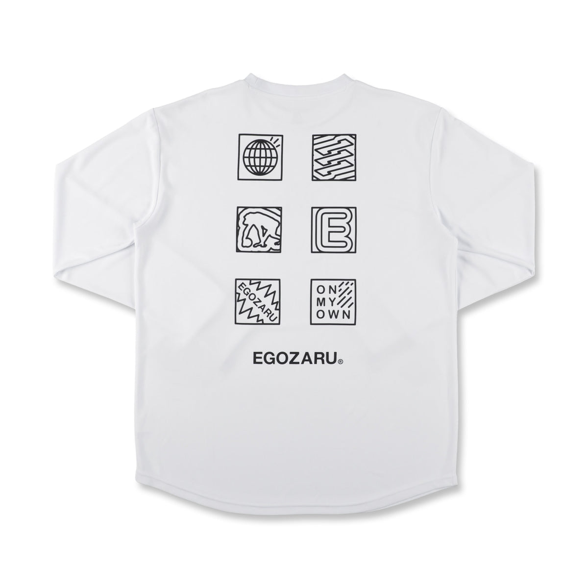 ポップアイコン バックプリント ロングスリーブTシャツ