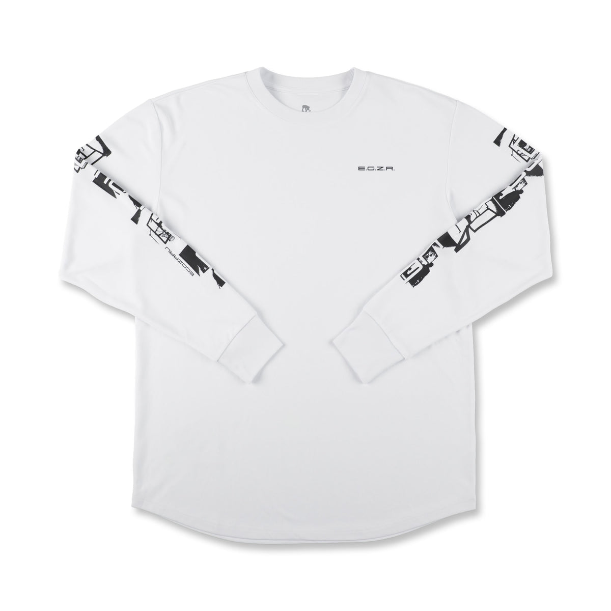 デイインデイアウト スリーブプリント ロングスリーブTシャツ