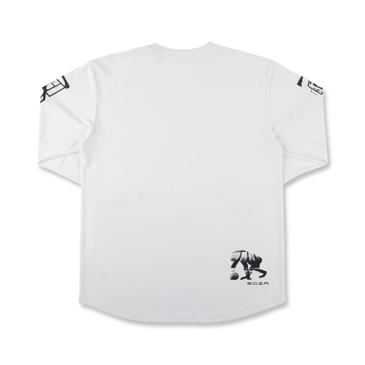デイインデイアウト スリーブプリント ロングスリーブTシャツ