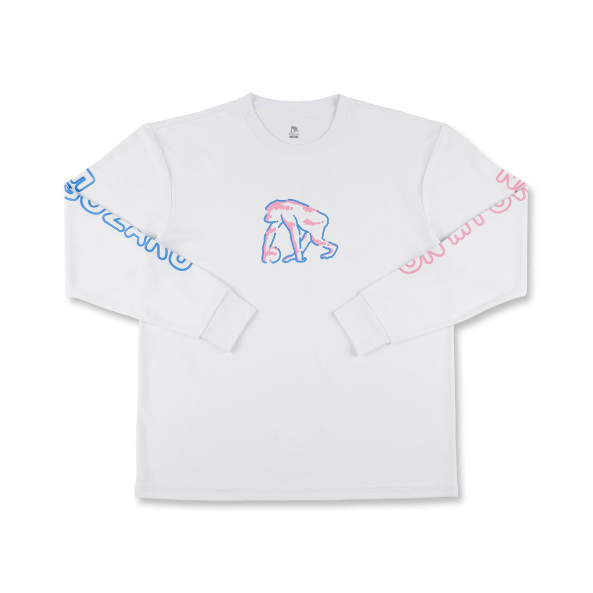 レトロスーベニア スリーブプリント ロングスリーブTシャツ