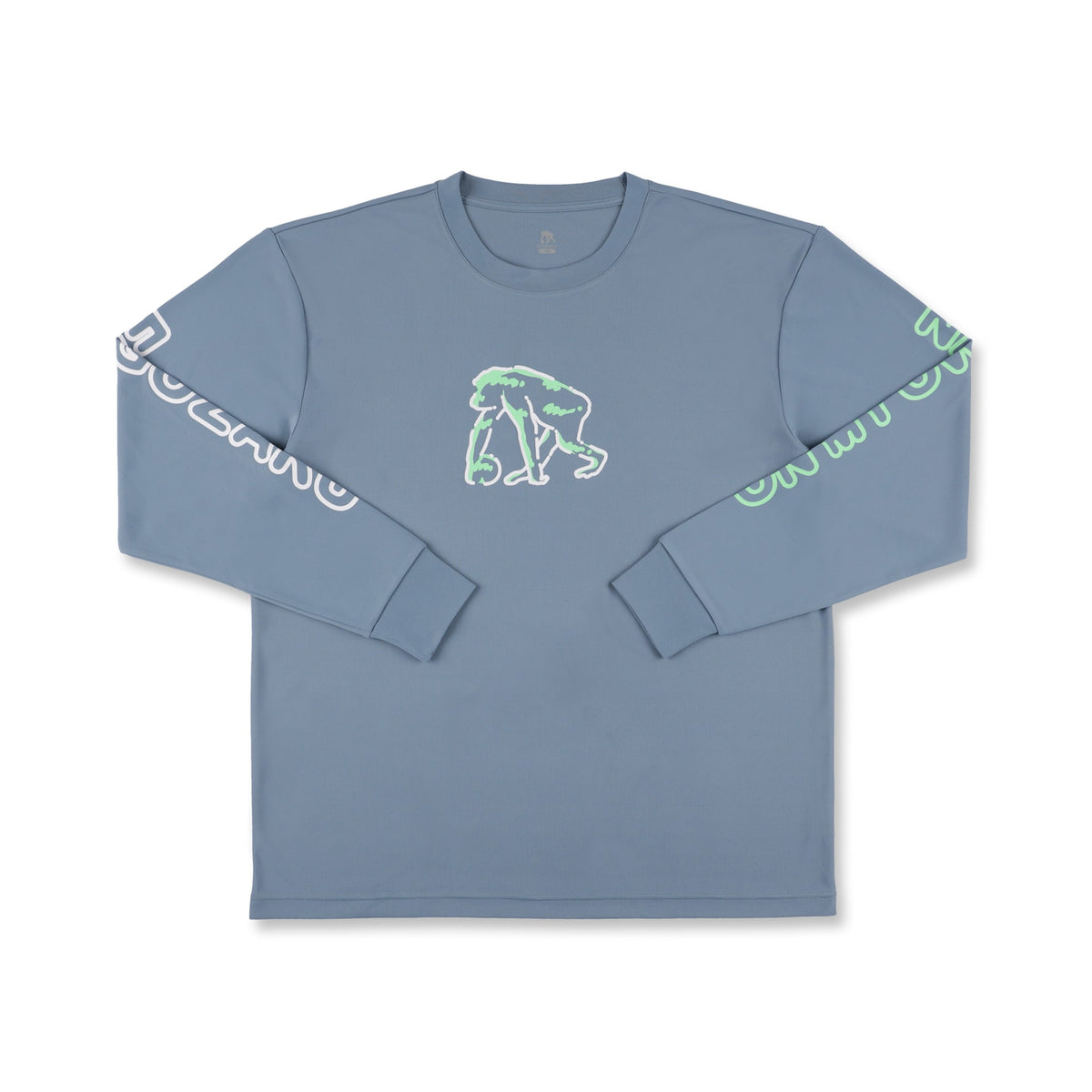 レトロスーベニア スリーブプリント ロングスリーブTシャツ
