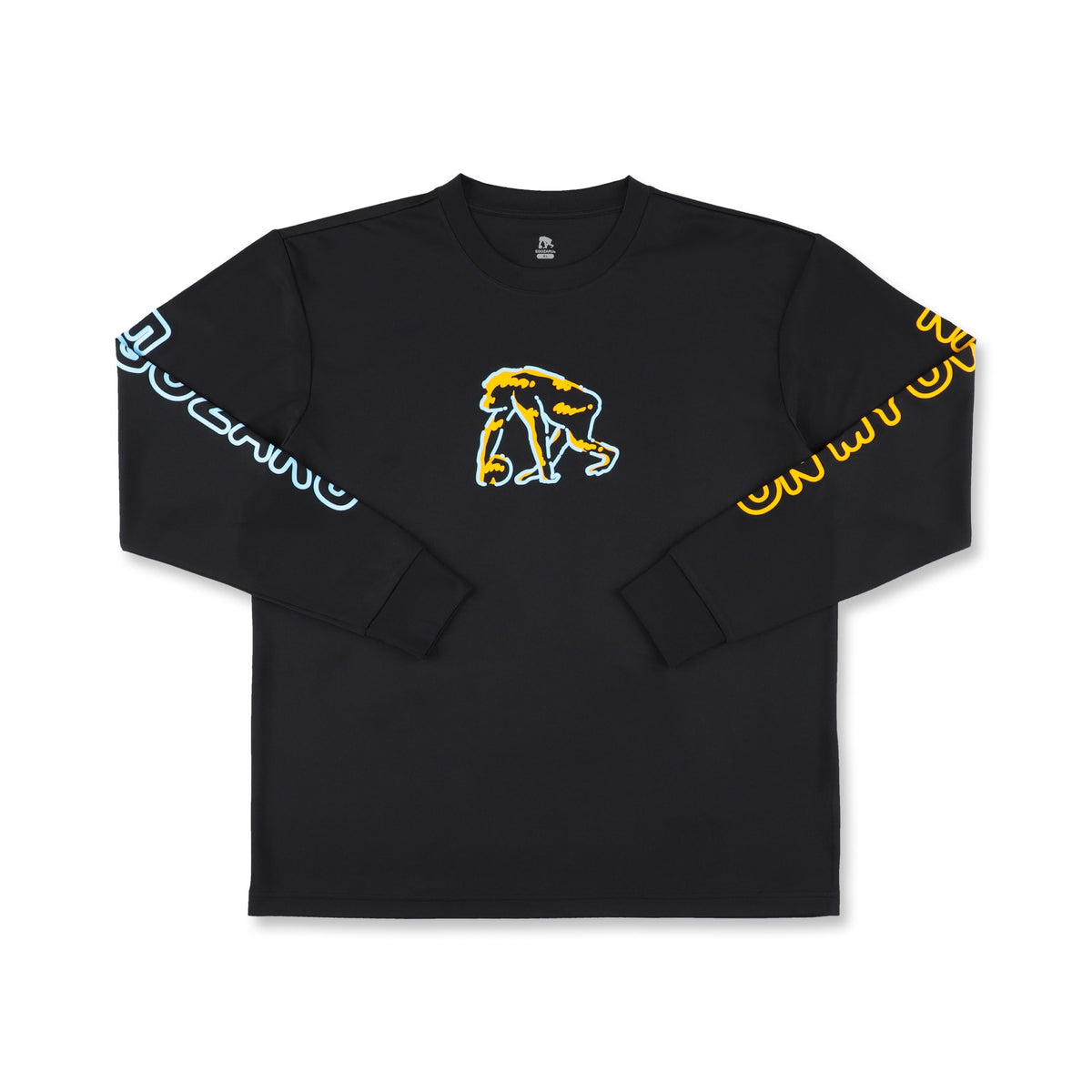 レトロスーベニア スリーブプリント ロングスリーブTシャツ