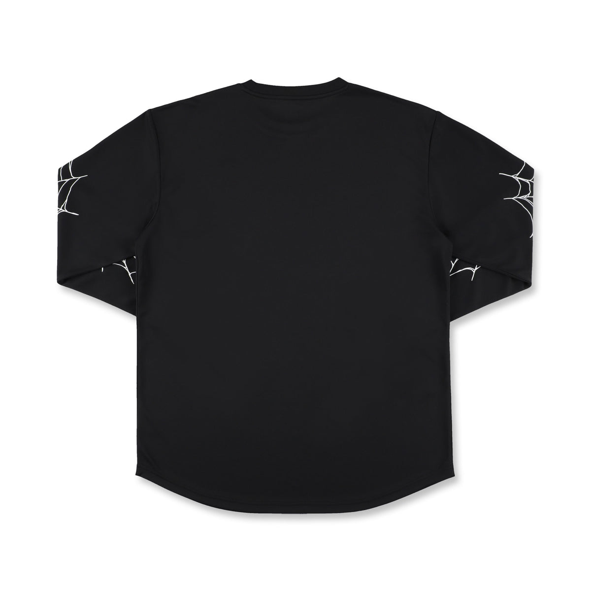 スパイダーウェブ スリーブプリント ロングスリーブTシャツ