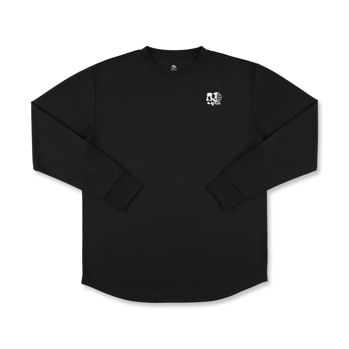 レトロテクノ バックプリント ロングスリーブTシャツ
