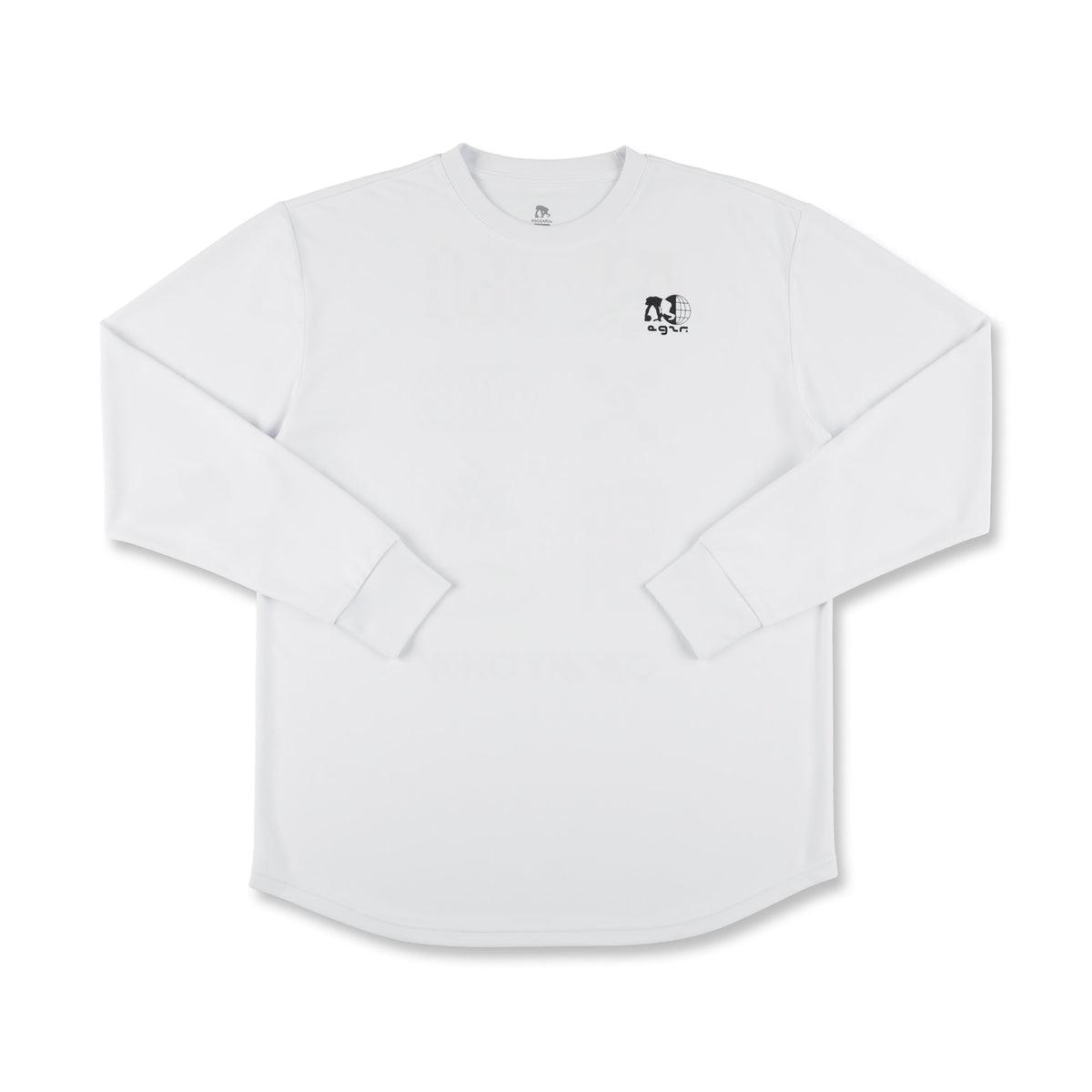レトロテクノ バックプリント ロングスリーブTシャツ