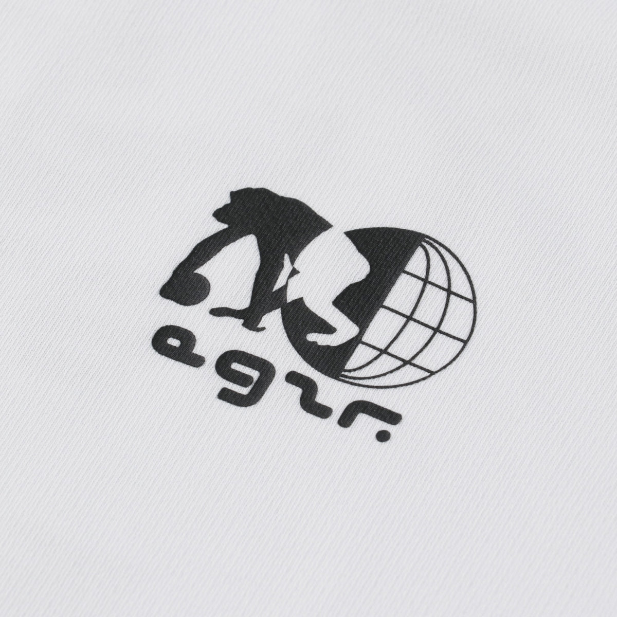 レトロテクノ バックプリント ロングスリーブTシャツ