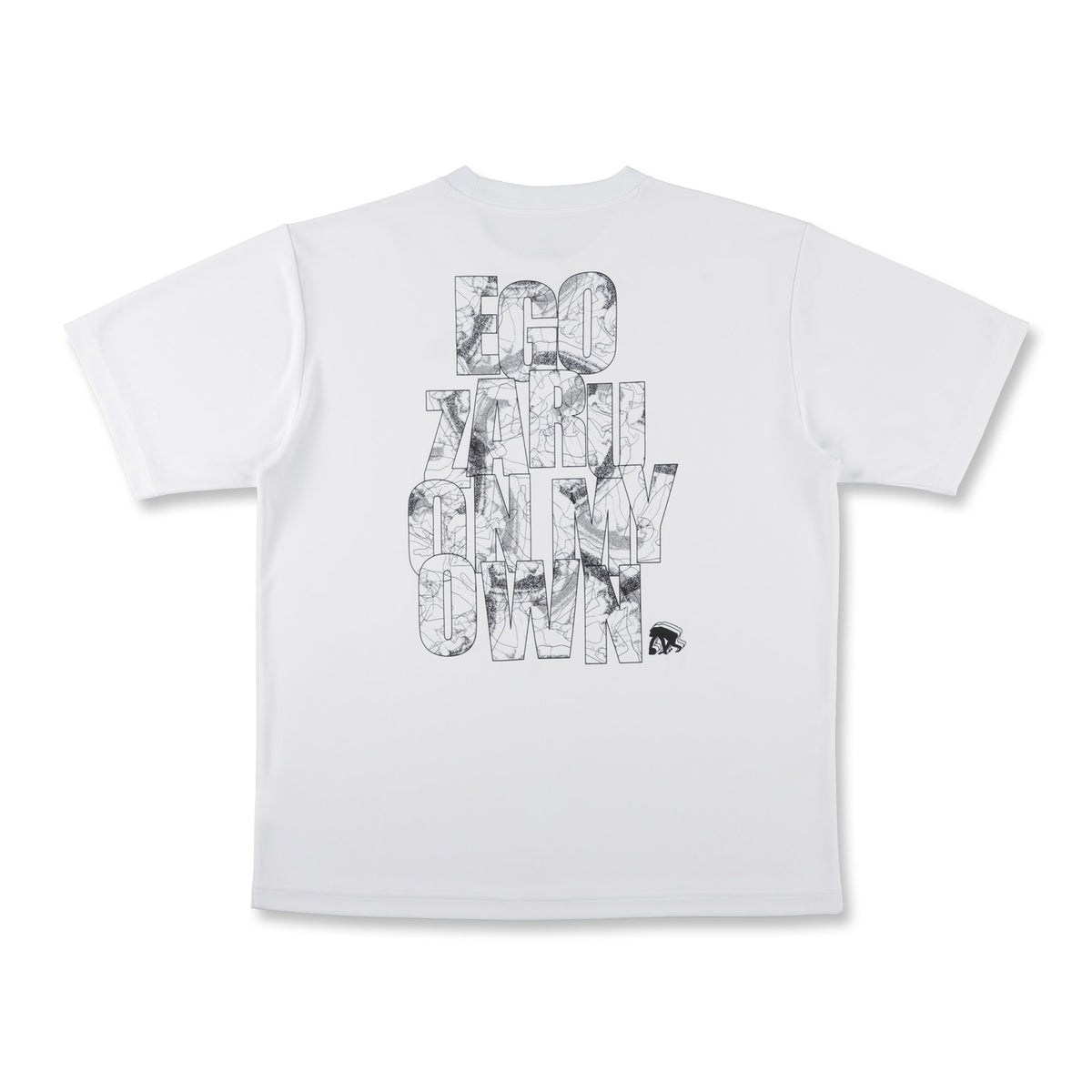 アブストラクトネス バックプリント Tシャツ