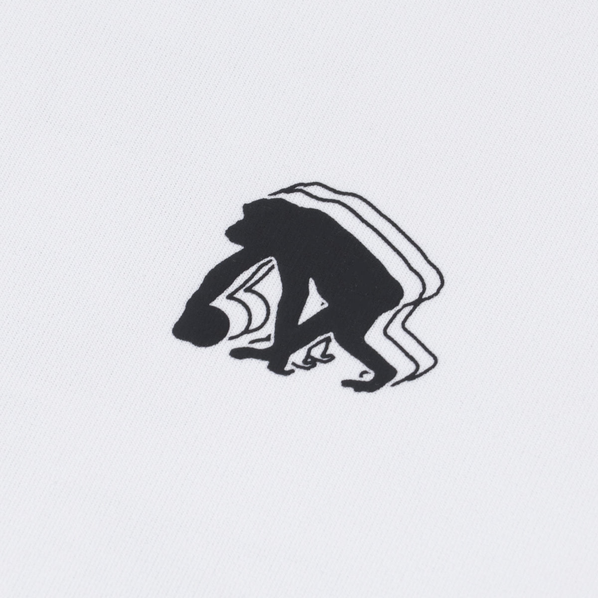 アブストラクトネス バックプリント Tシャツ