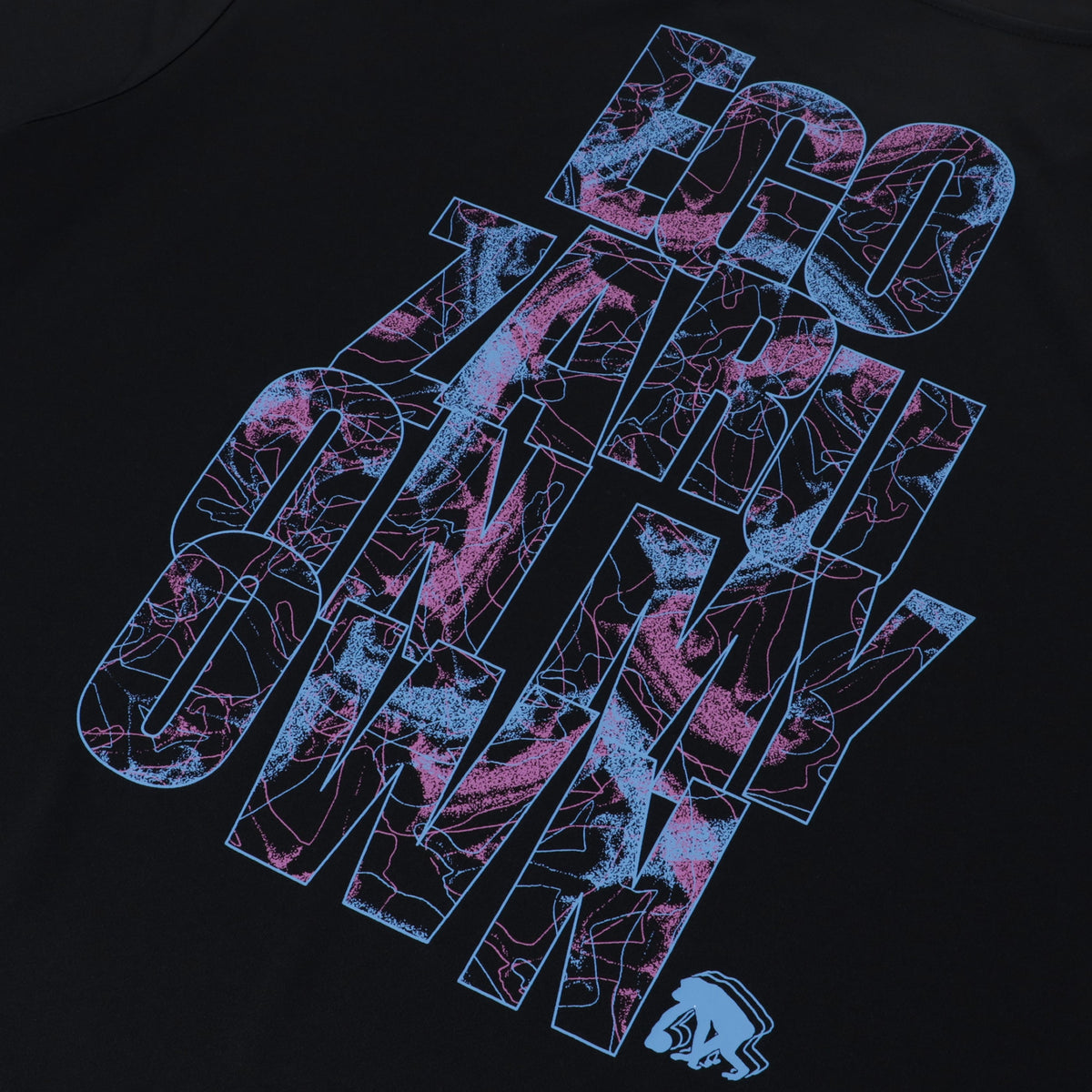 アブストラクトネス バックプリント Tシャツ