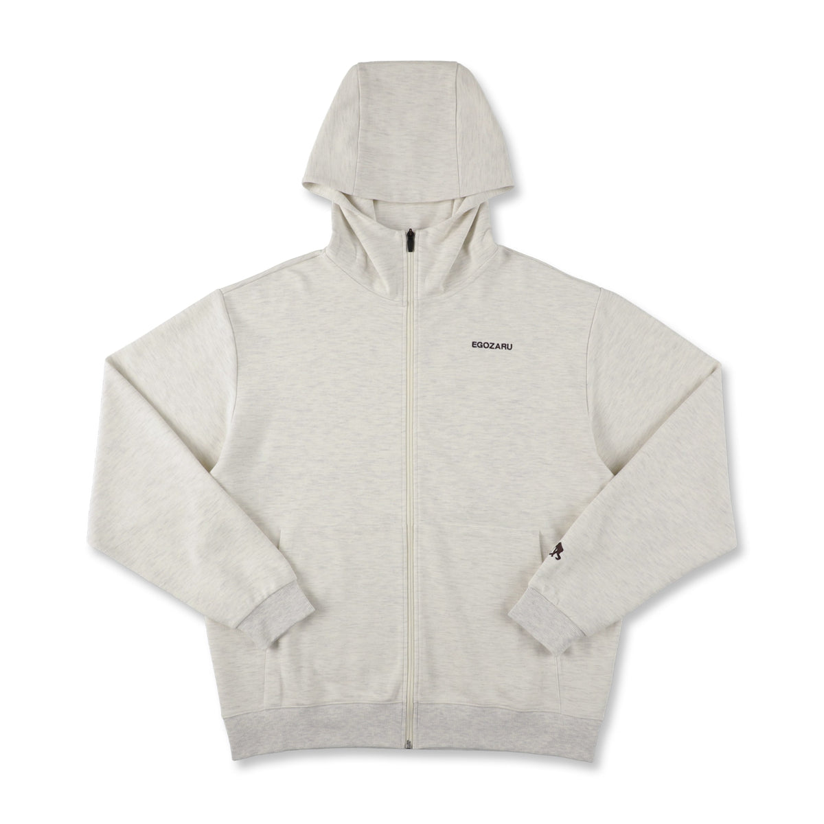 ダブルフェイス スウェット ベーシック ZIPアップパーカ