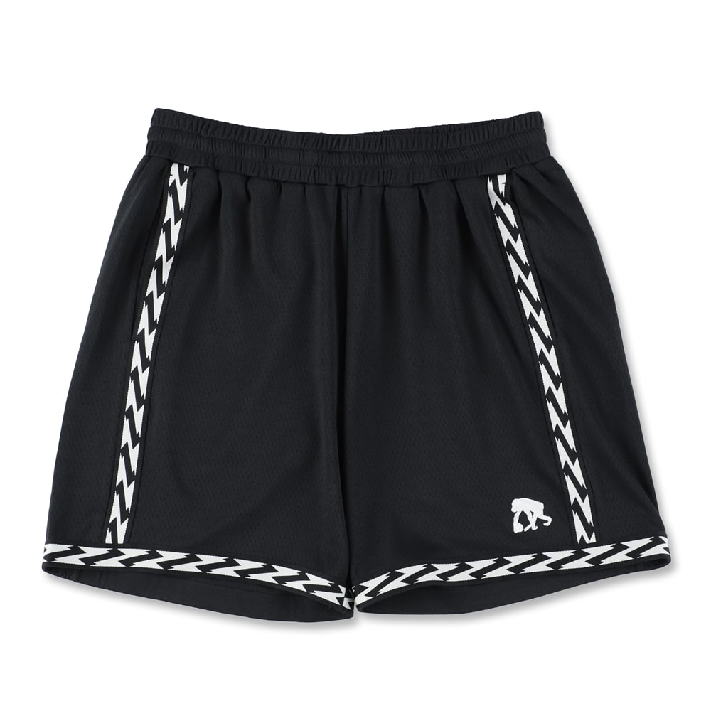 [Heart -length] Cut -off old school shorts