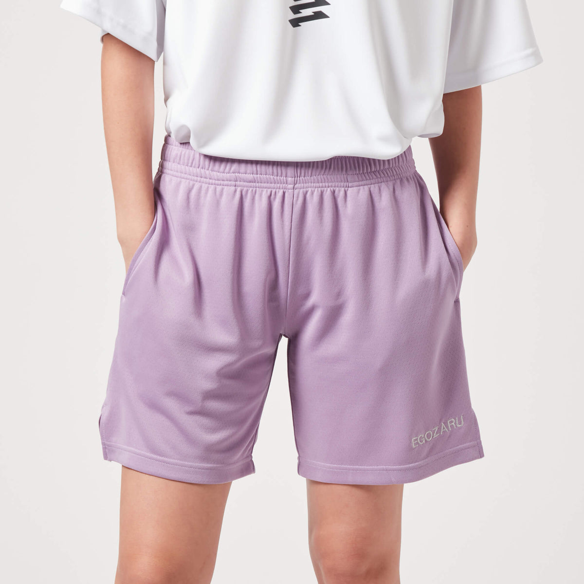 [Heart on the knee] Cut off easy shorts