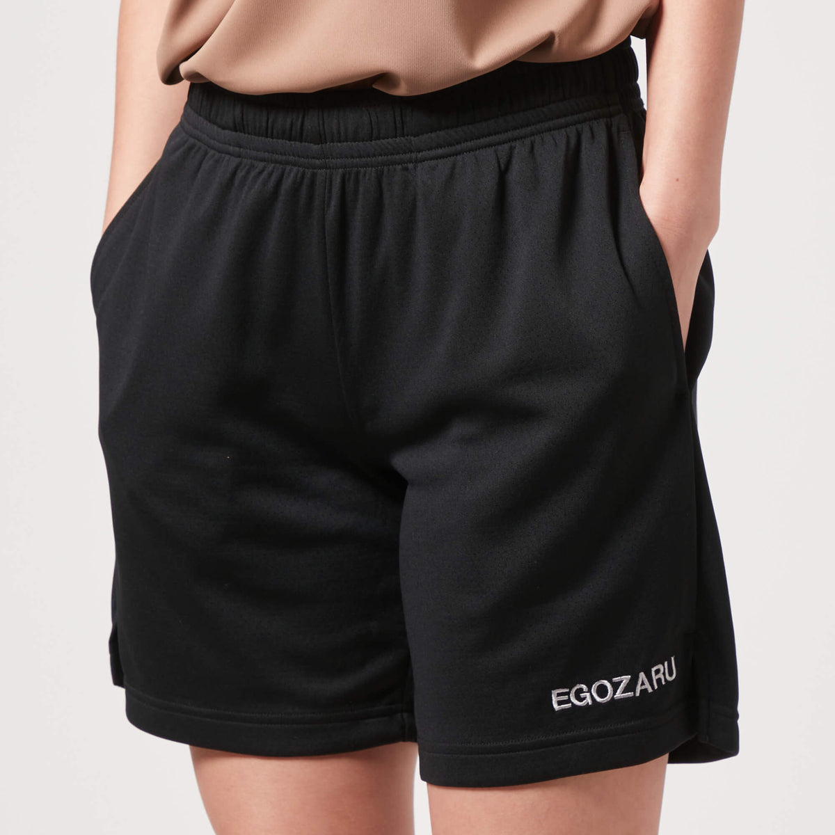 [Heart on the knee] Cut off easy shorts