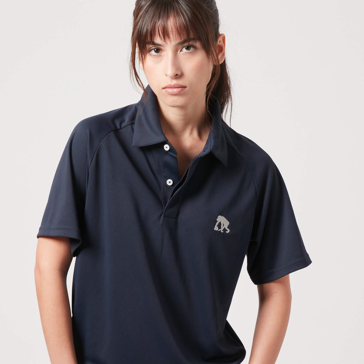 Solid polo shirt