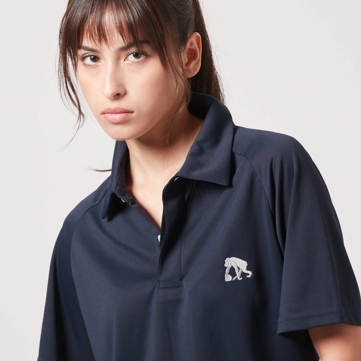 Solid polo shirt