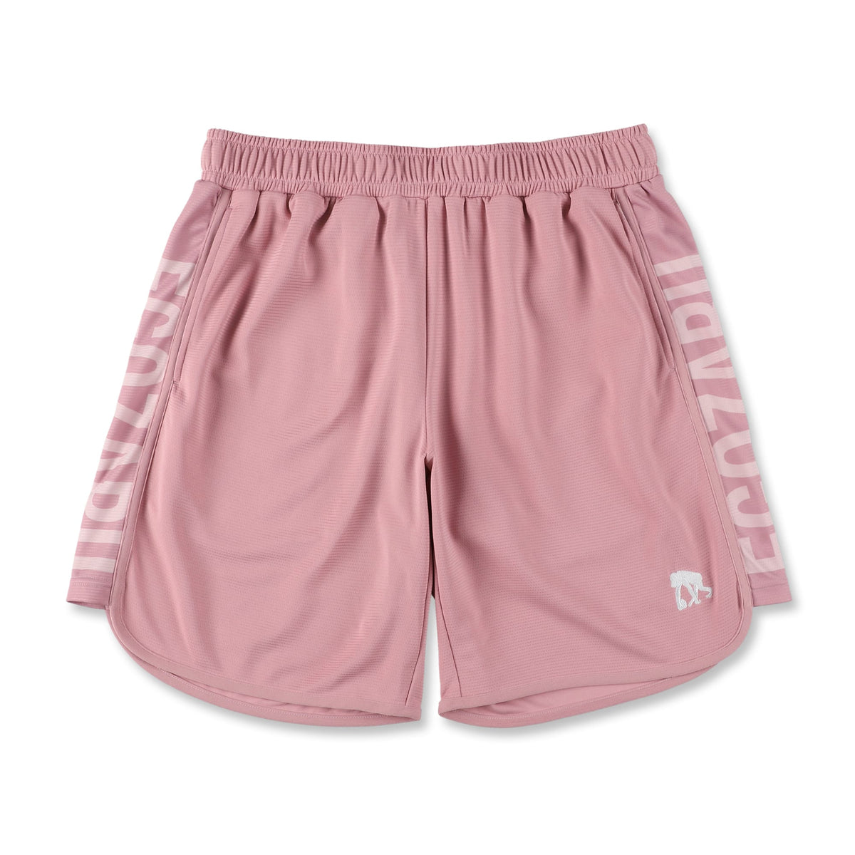 [Length above knee] Side panel cut-off shorts
