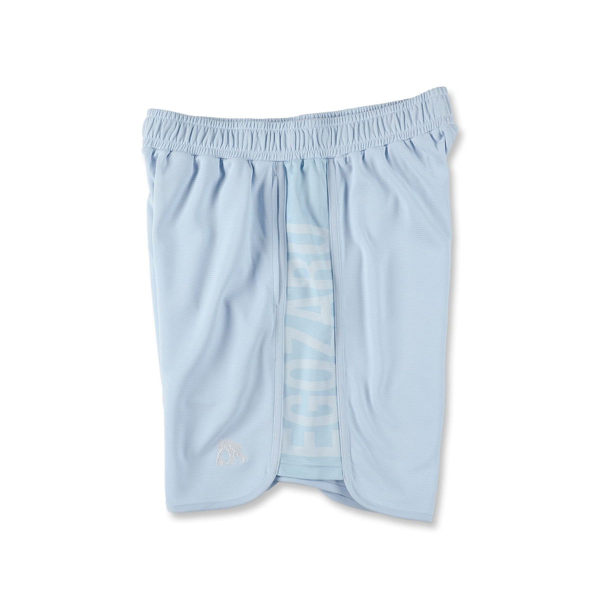 [Length above knee] Side panel cut-off shorts