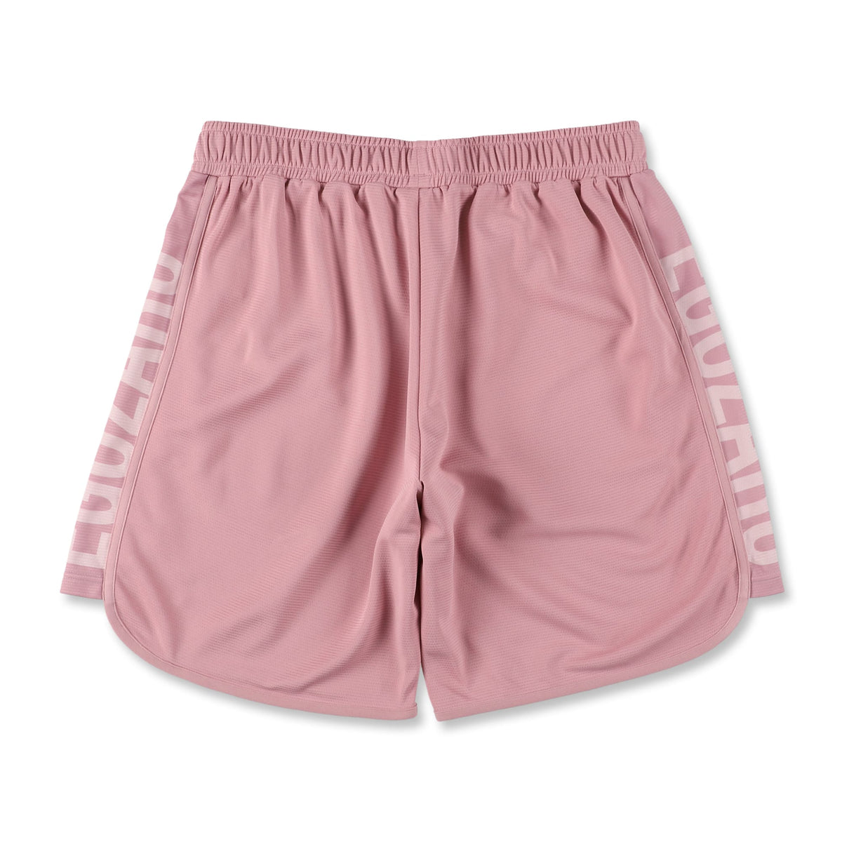 [Length above knee] Side panel cut-off shorts