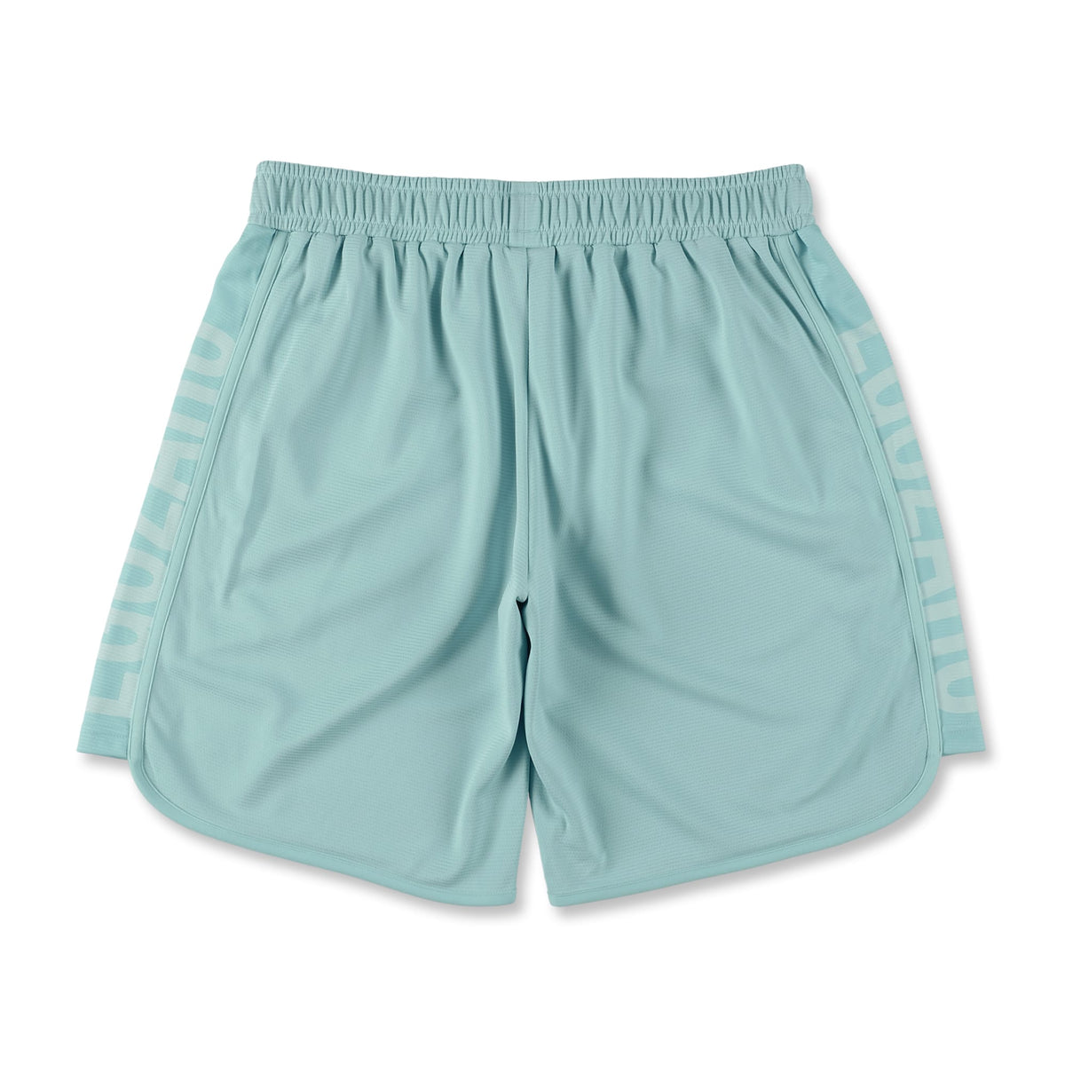 [Length above knee] Side panel cut-off shorts