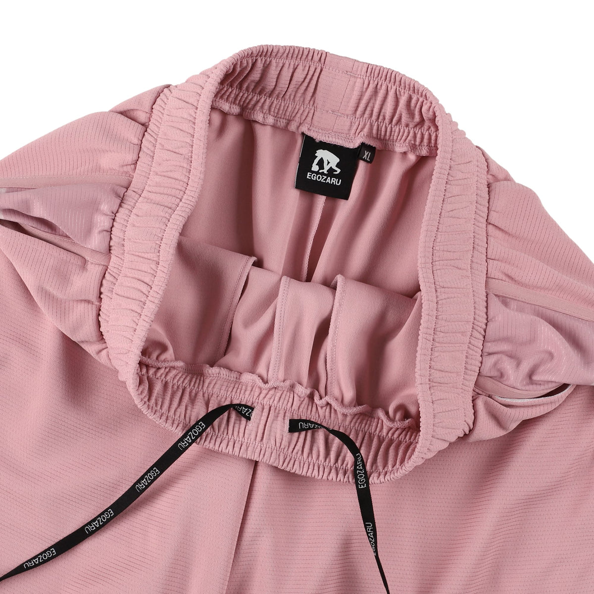 [Length above knee] Side panel cut-off shorts