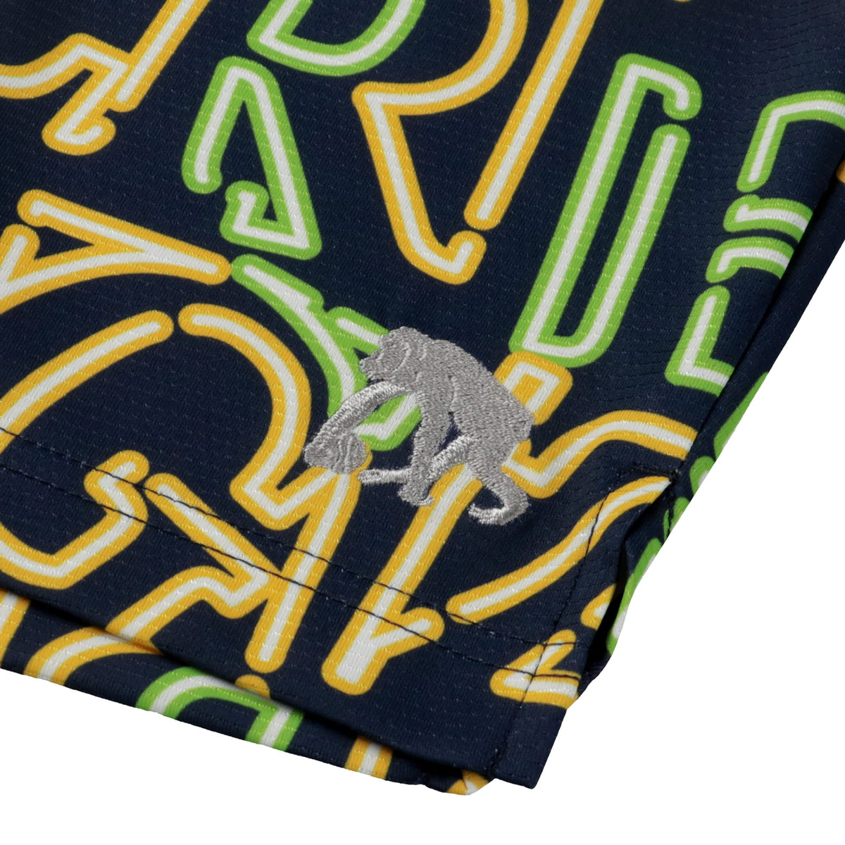 [ひざ上丈] EGZRネオン カットオフショートパンツ