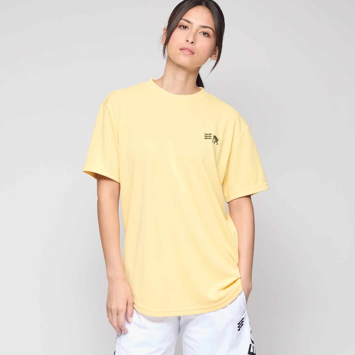 ワイドジオメトリック バックプリント Tシャツ
