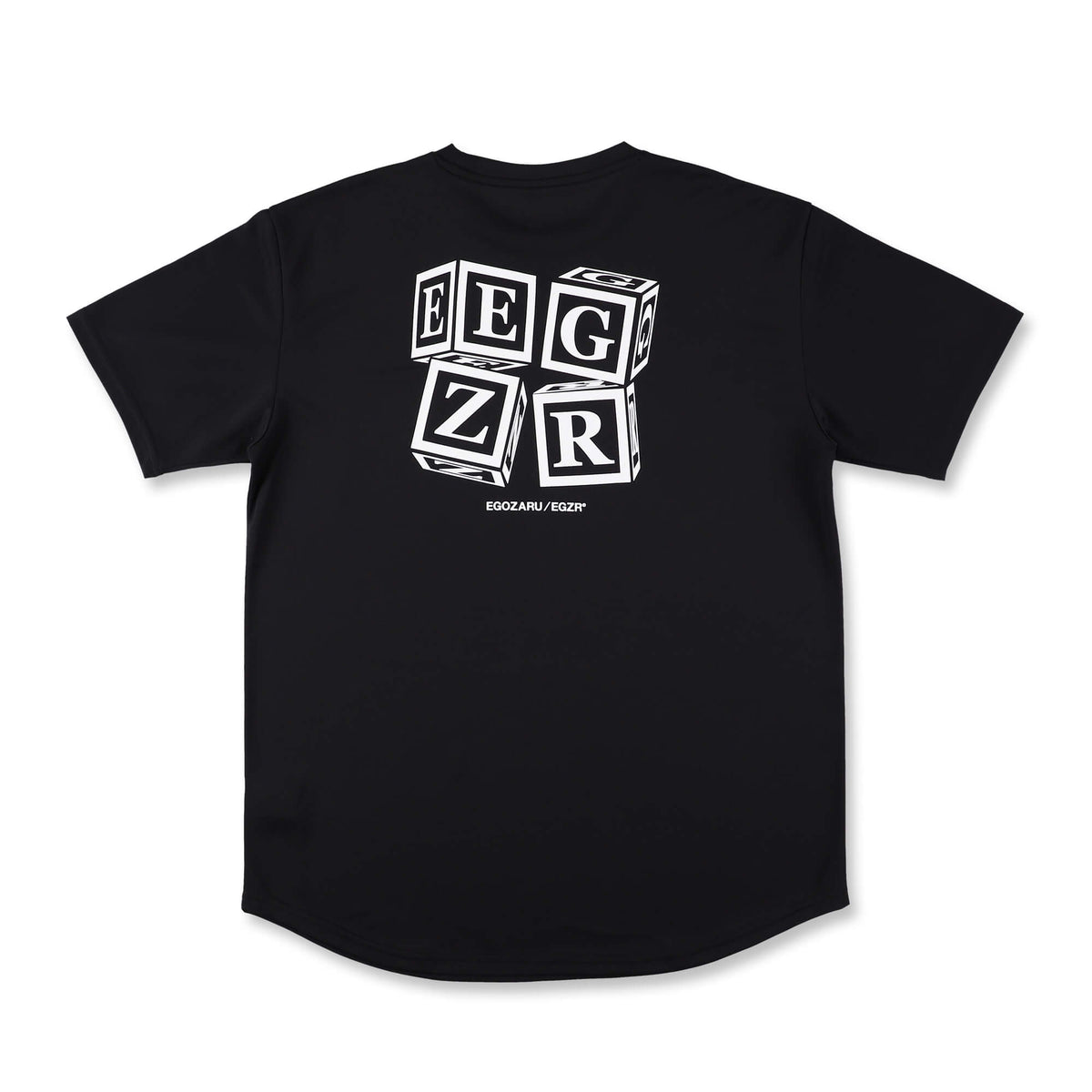 EGZRキューブ バックプリント Tシャツ