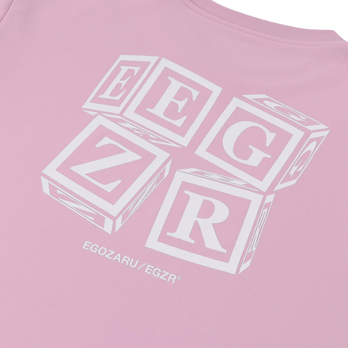 EGZRキューブ バックプリント Tシャツ