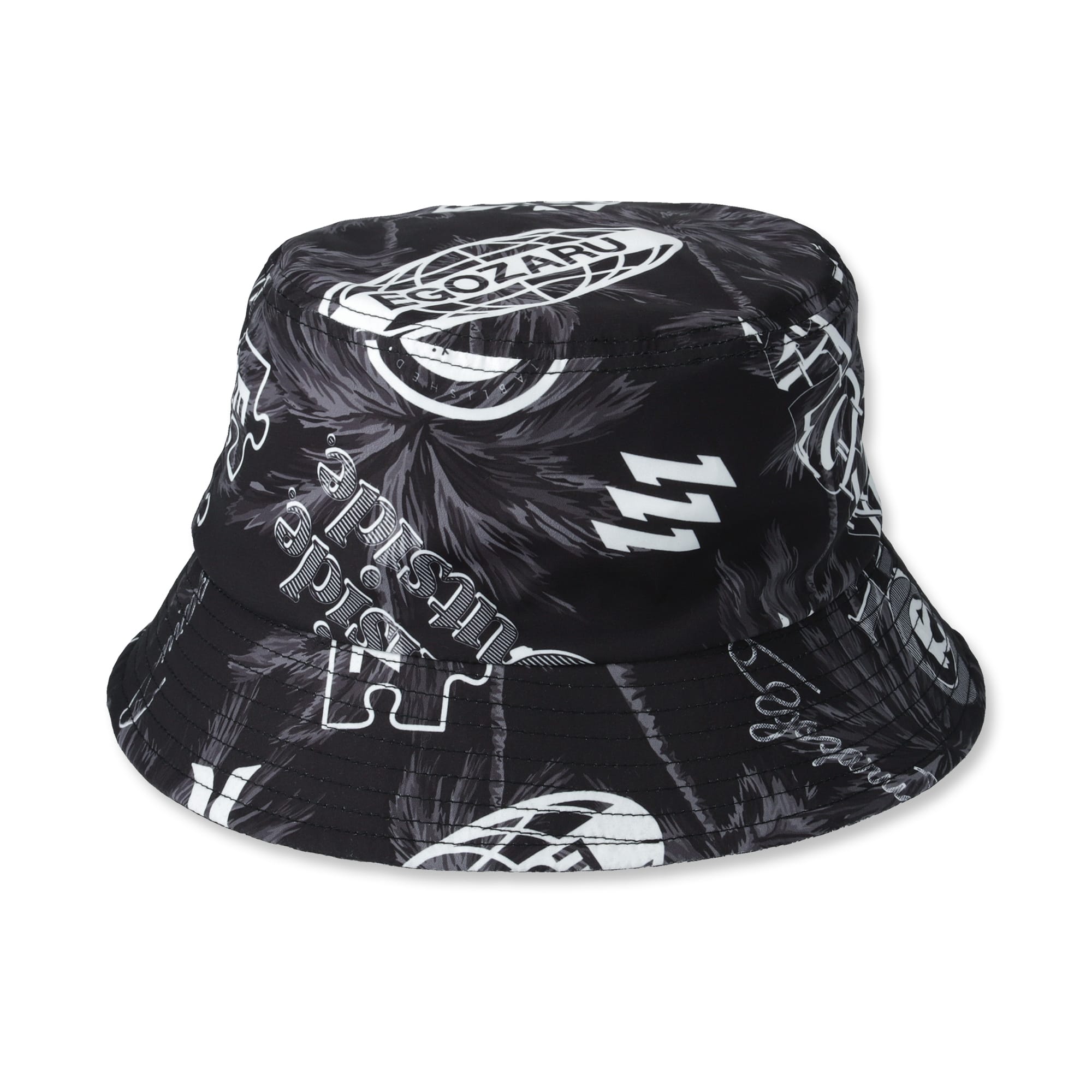 PROFESSOR.E バケットハット 黒白 レース模様　リバーシブル EGOZARU x Hurley] バケットハット – EGOZARU ONLINE STORE | エゴザル