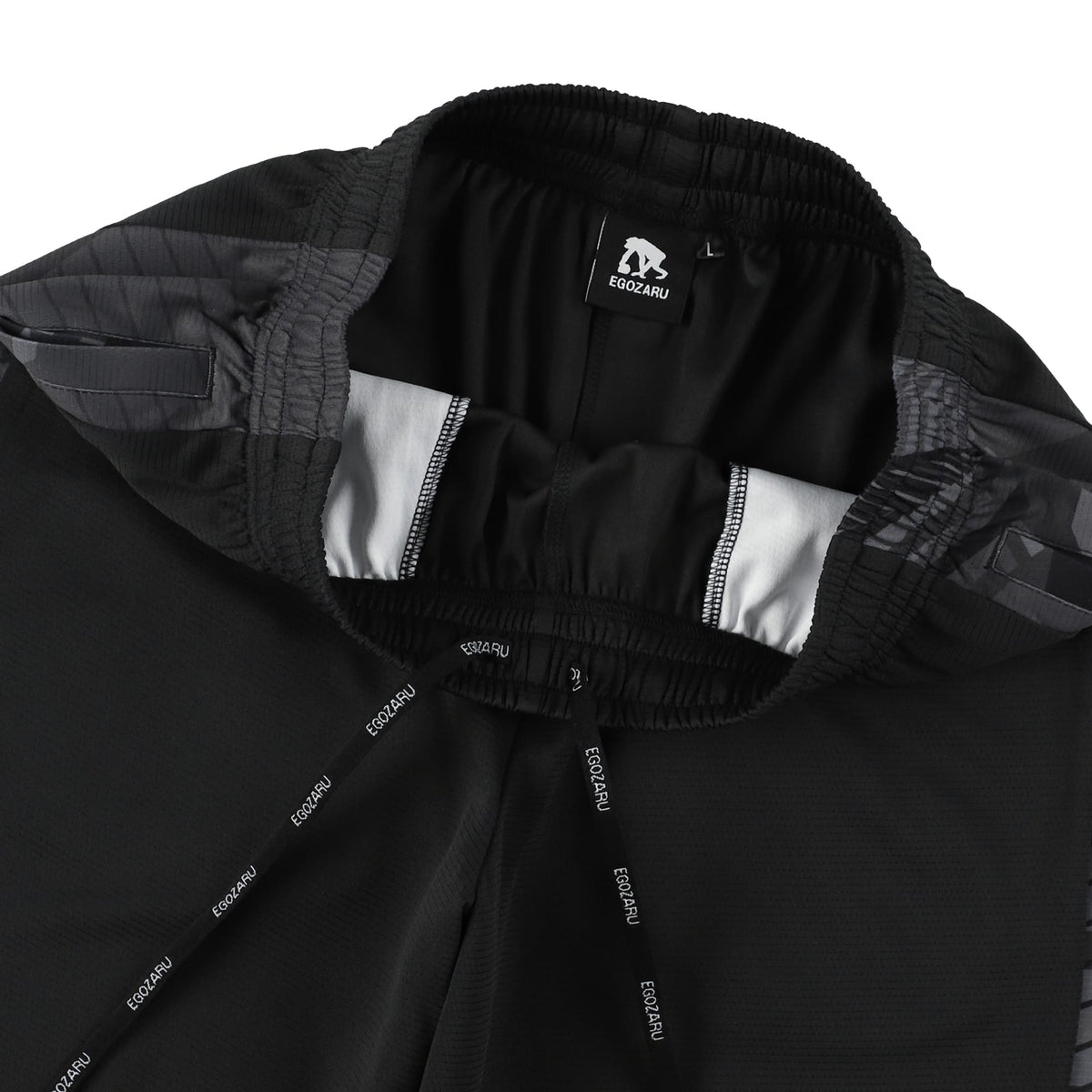 ワイドジオメトリック サイドスイッチ ショートパンツ