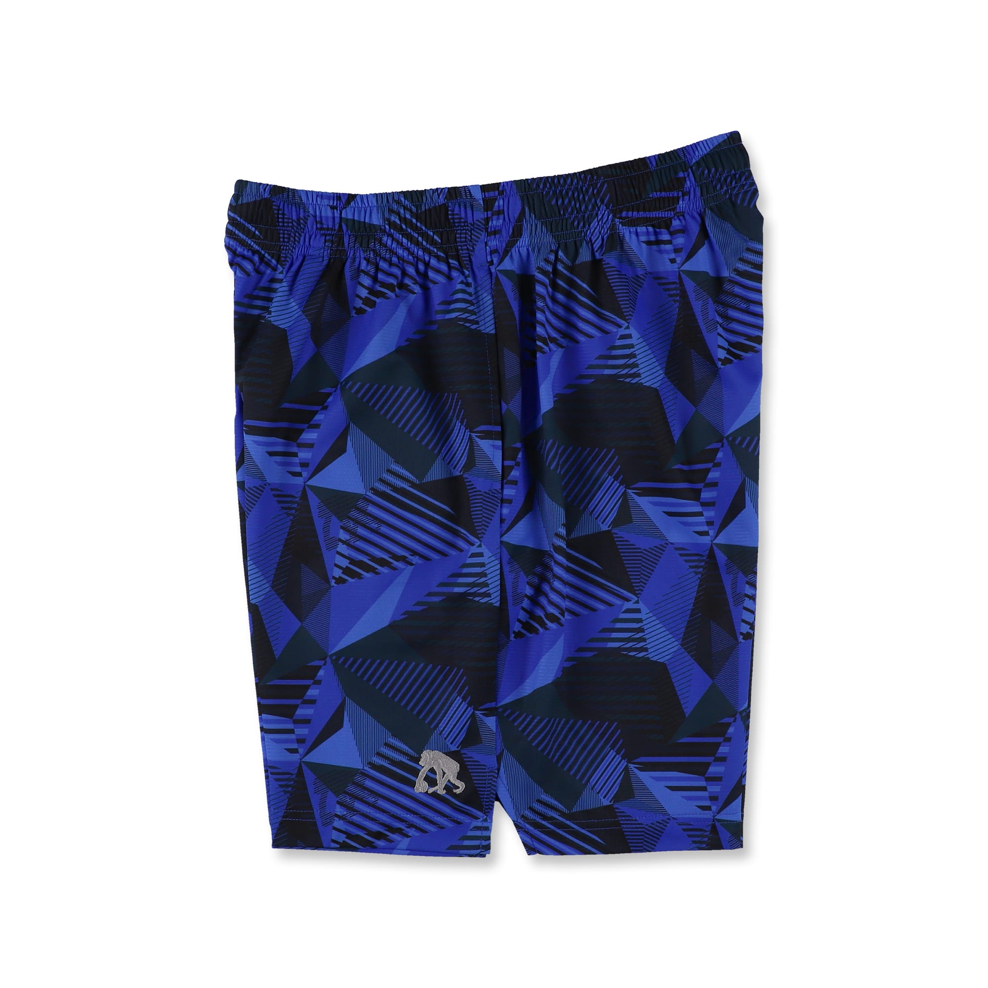 ひざ上丈］ワイドジオメトリック ズームアウト カットオフショート