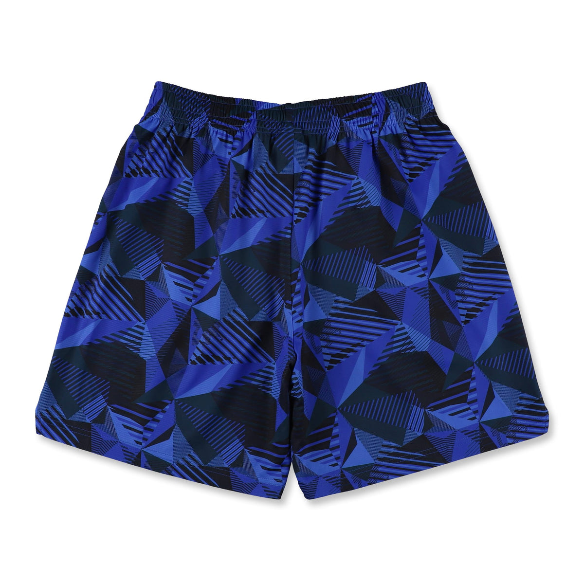 ［ひざ上丈］ワイドジオメトリック ズームアウト カットオフショートパンツ