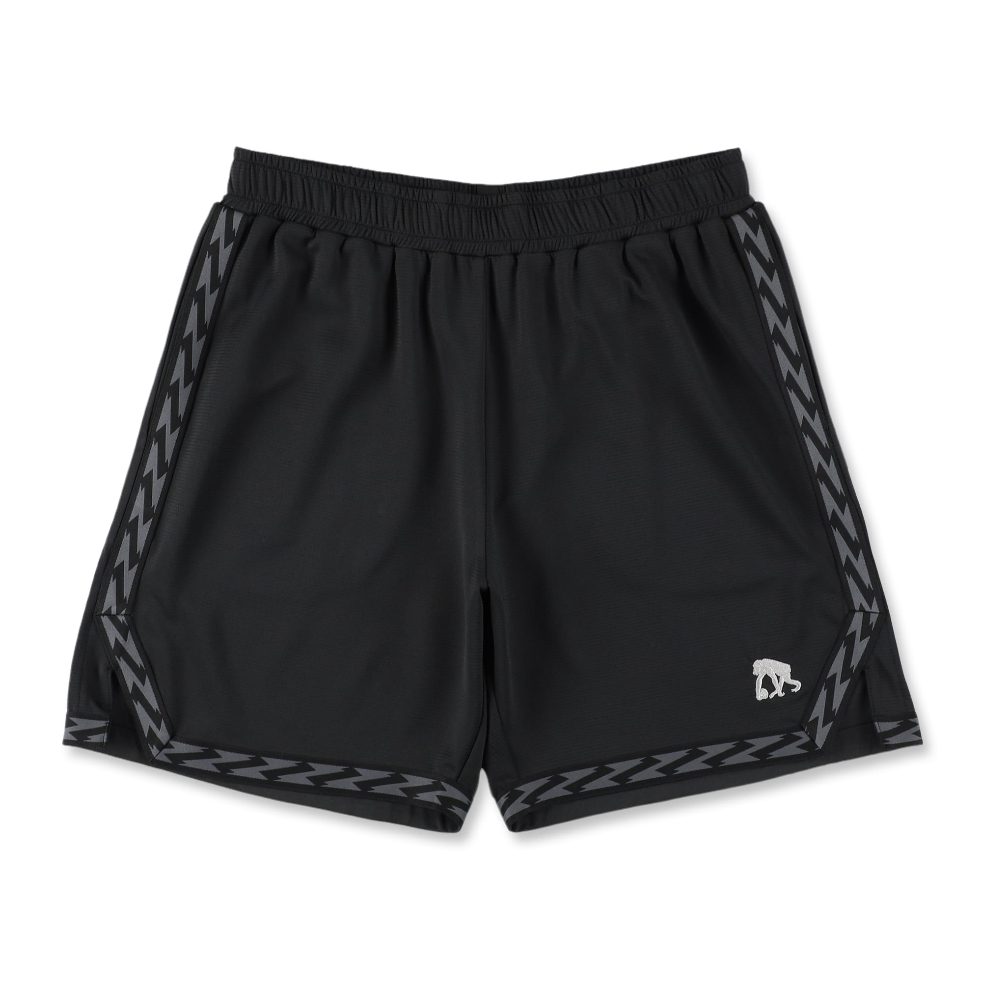 EGOZARU バスパン 限定即完売品 EGOZARU（エゴザル） [ひざ上丈] ポリゴン カットオフショートパンツ