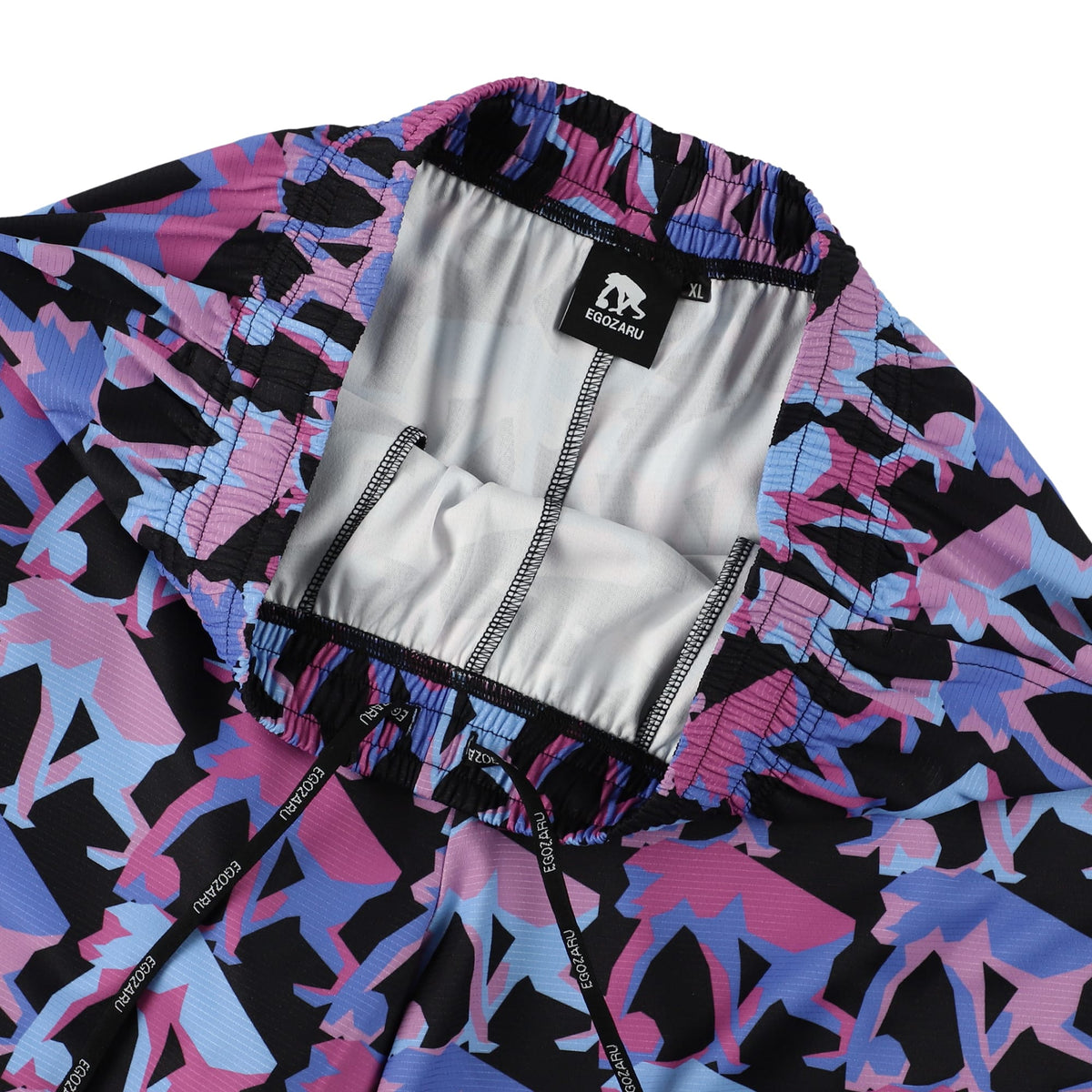 [ひざ上丈] ポリゴン カットオフショートパンツ