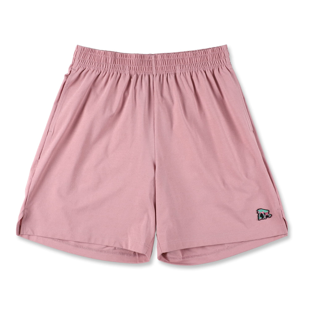 [ひざ上丈] ポリゴンワッペン カットオフショートパンツ