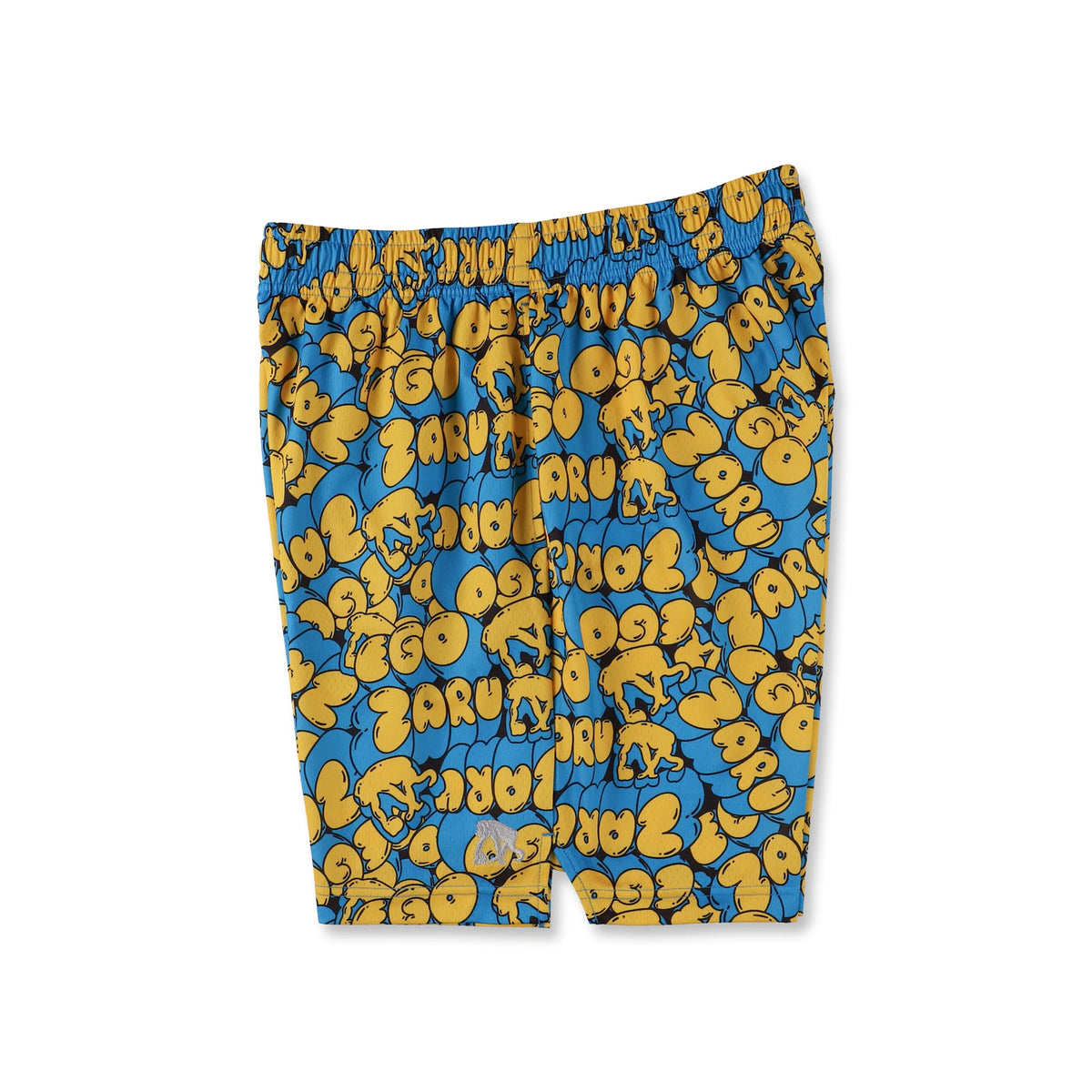 [ひざ上丈] バルーンロゴ カットオフショートパンツ