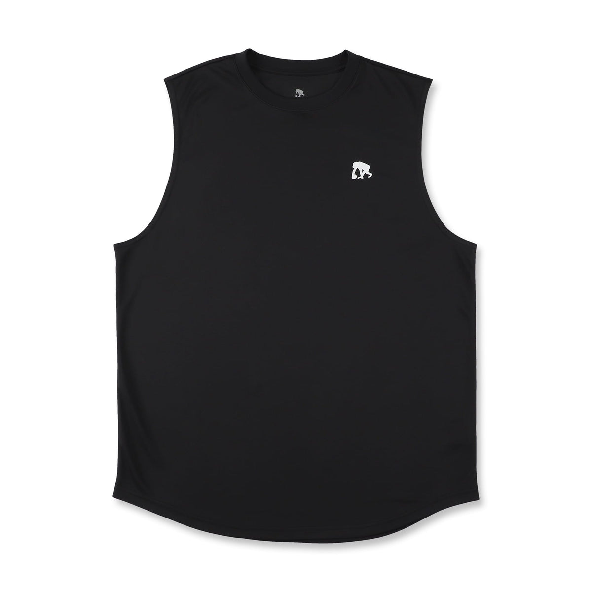 ソリッド スリーブレスシャツ