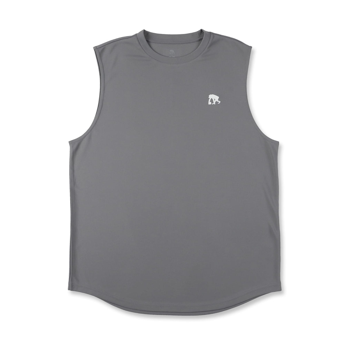 ソリッド スリーブレスシャツ