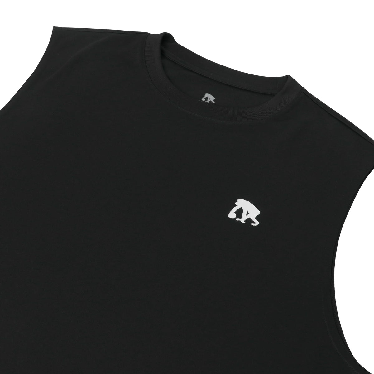 ソリッド スリーブレスシャツ